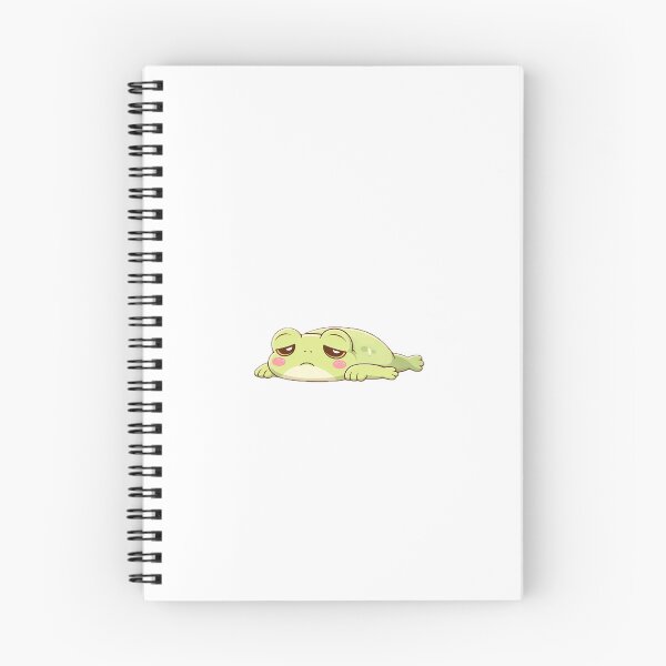 Item preview, Tired Kawaii Frog “Tired but Trying” | Cute Exhausted Frog designed and sold by AidaAviles.
