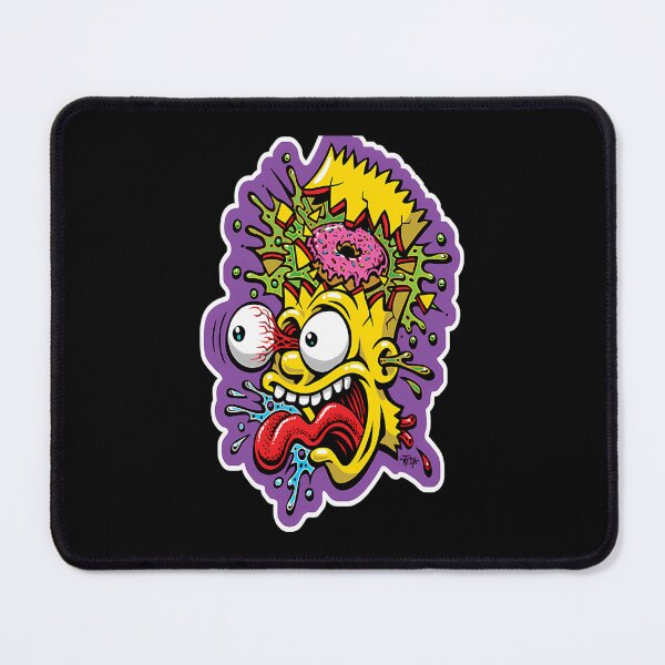 Item preview, Psychedelic Crazy Bart Simpson Explosion designed and sold by Miniverse  Acrylics.