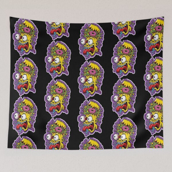 Item preview, Psychedelic Crazy Bart Simpson Explosion designed and sold by Miniverse  Acrylics.