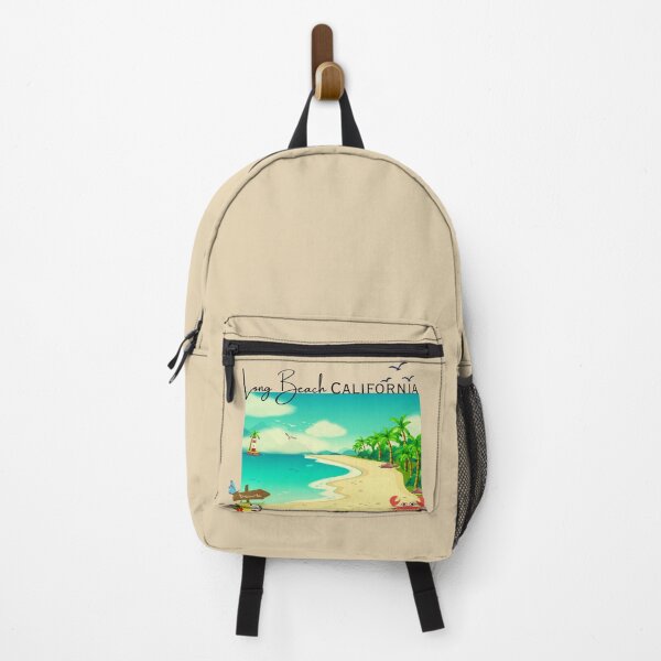 Item preview, Beach Crab Scene – Long Beach CA Shirt | Coastal Vacation Beach Vibes designed and sold by DonnaRaine.