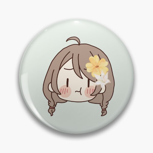 Item preview, Cute Chibi Girl Pouting Kawaii Aesthetic Anime Sticker designed and sold by Akira Design Store.