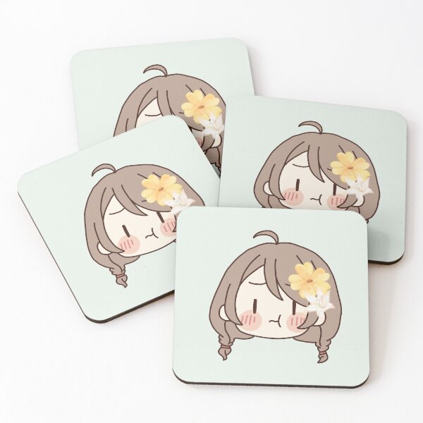 Item preview, Cute Chibi Girl Pouting Kawaii Aesthetic Anime Sticker designed and sold by Akira Design Store.