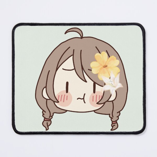 Item preview, Cute Chibi Girl Pouting Kawaii Aesthetic Anime Sticker designed and sold by Akira Design Store.