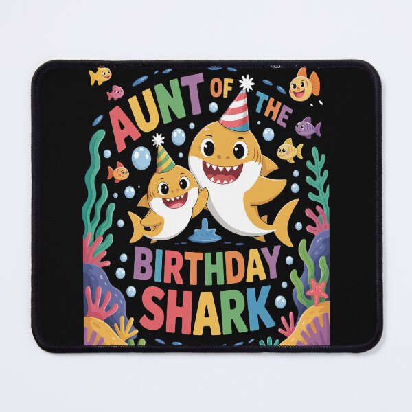 Item preview, Birthday Boy Girl Aunt Of The Birthday Family Shark designed and sold by kakashinn.