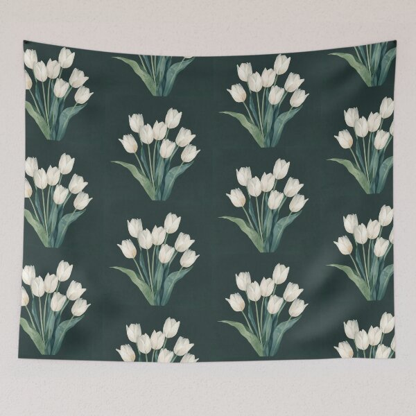 Item preview, White Tulips  designed and sold by TinyWarmThing.