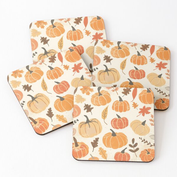 Item preview, Cute Pumpkin Autumn Pattern designed and sold by TinyWarmThing.