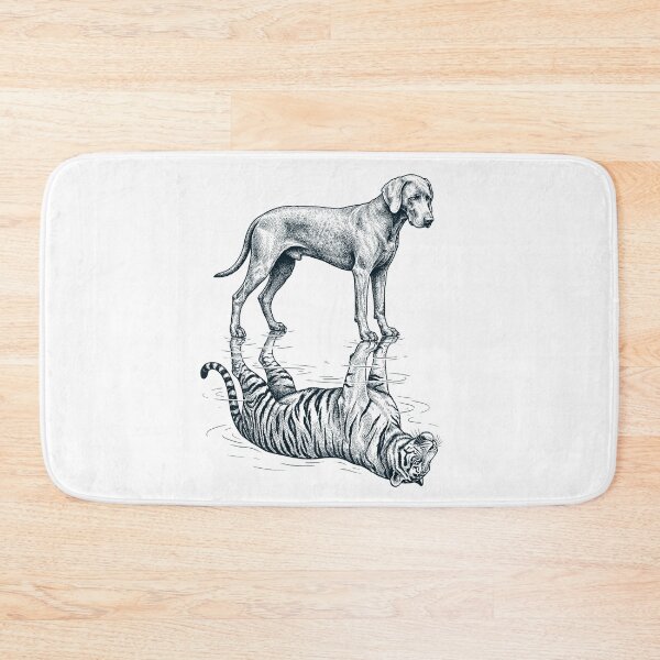Item preview, Vintage Weimaraner Reflection Tiger Dog Lover designed and sold by DoodleTortle.