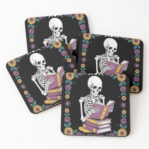 Item preview, Book Lover Tarot Card The Reader Mystic Skeleton designed and sold by kakashinn.