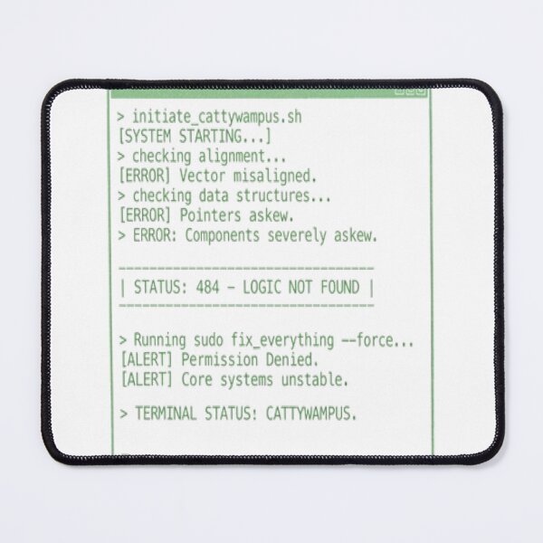 Item preview, cattywampus terminal chaos designed and sold by Mikeyjones863.
