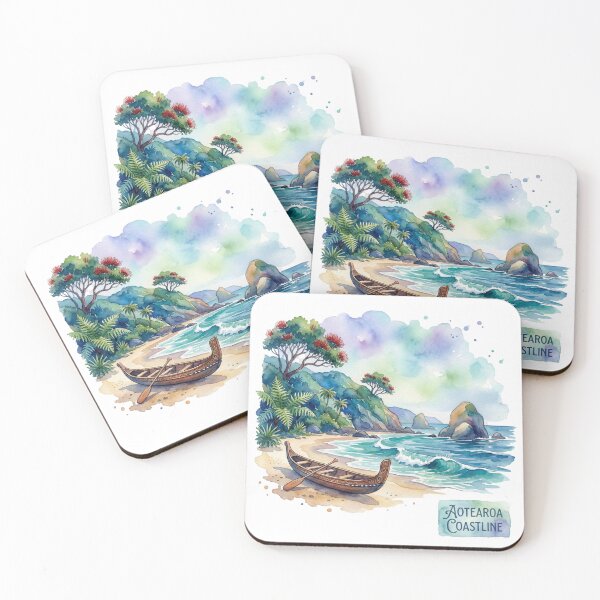 Item preview, Aotearoa Coastline designed and sold by DucksAbducted.