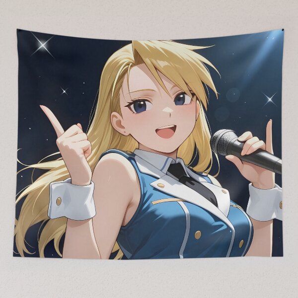 Item preview, Riza Hawkeye Fullmetal Alchemist Playful Idol Pose designed and sold by 108Recordings.