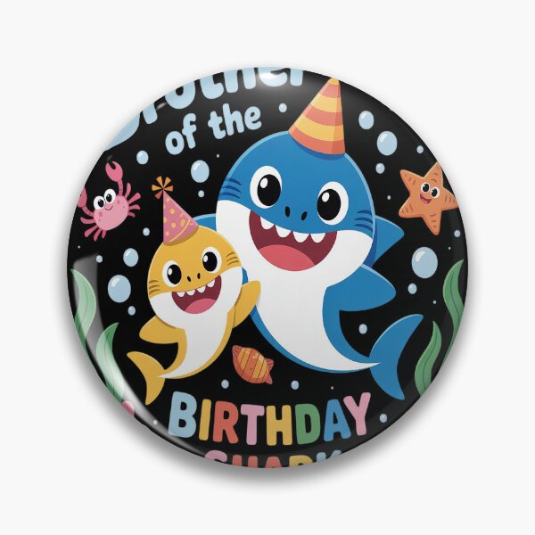 Item preview, Brother Of The Birthday Family Shark Birthday Boy Girl designed and sold by kakashinn.