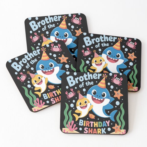 Item preview, Brother Of The Birthday Family Shark Birthday Boy Girl designed and sold by kakashinn.