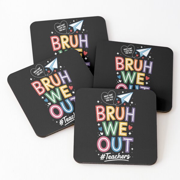Item preview, Bruh We Out Teachers Cute End Of School Year Groovy Summer1 designed and sold by kakashinn.