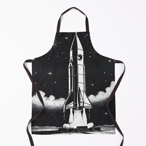 Item preview, Classic Space Shuttle Rocket Under Cosmic Night Sky. designed and sold by MissYouONLY.