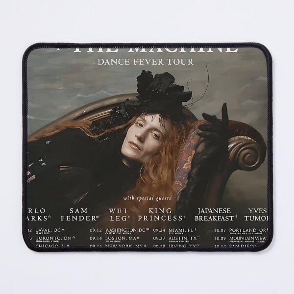 Item preview, Fever Tour With Locations And Dates designed and sold by SereneSplashes.