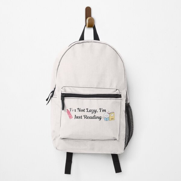 Item preview, I'm Not Lazy I'm Just Reading Funny Bookworm Quote Sticker designed and sold by Akira Design Store.