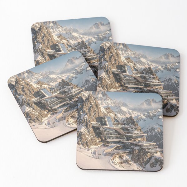 Item preview, Trojena Ski Resort, NEOM, Saudi Arabia designed and sold by GoldenVerseArt.