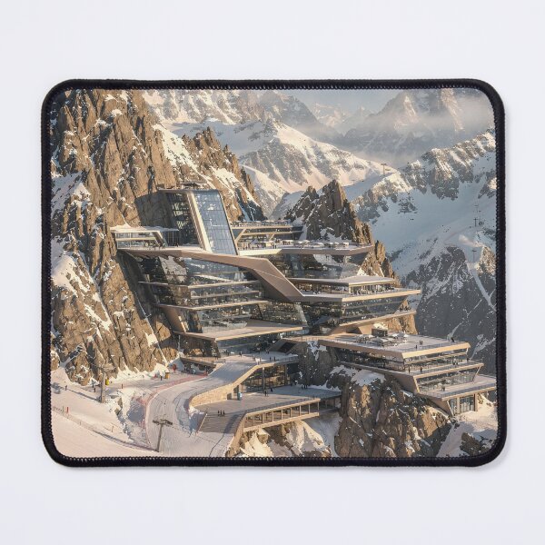 Item preview, Trojena Ski Resort, NEOM, Saudi Arabia designed and sold by GoldenVerseArt.
