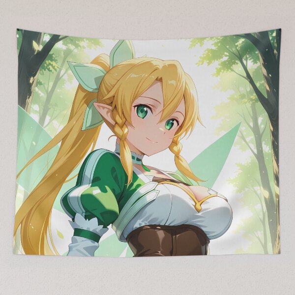 Item preview, Leafa Sword Art Online Fairy Forest Sunbeam Pose designed and sold by 108Recordings.