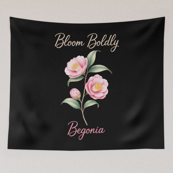 Item preview, Colorful pink begonia floer, flower lover, Summer Vibes designed and sold by TyraYoung.