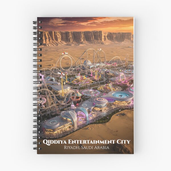 Item preview, Qiddiya Entertainment City, Riyadh, Saudi Arabia designed and sold by GoldenVerseArt.