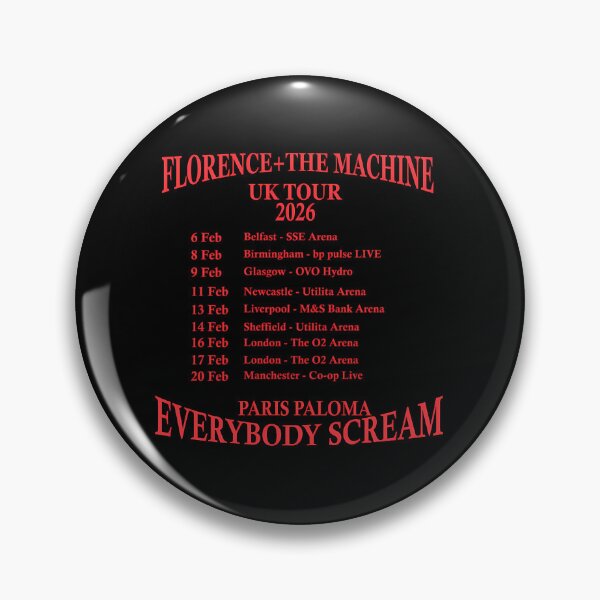 Item preview,  Florence And The Machine 2026 Tour Dates designed and sold by Anox99.