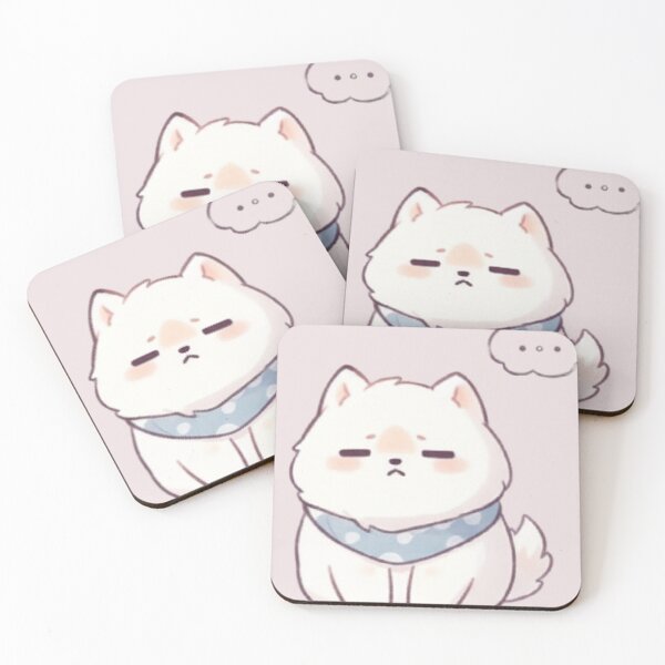 Item preview, Cute Samoyed Puppy Emoji series (Speechless) designed and sold by EternalWz.