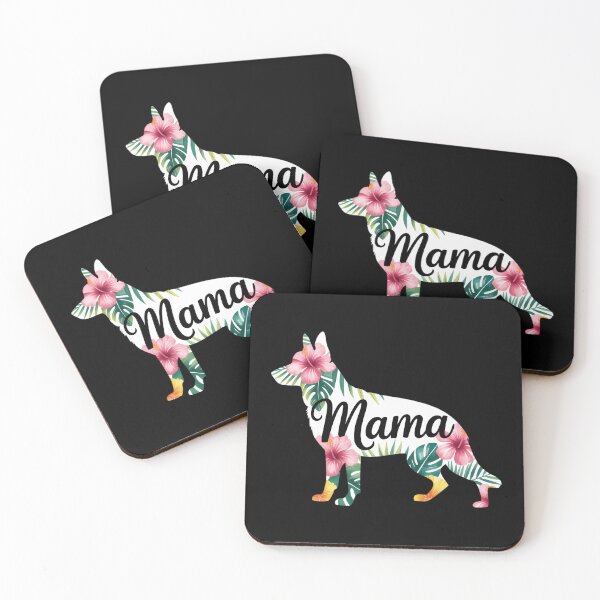 Item preview, German Shepherd Mama Flower Cute Dog Mom Pet Mother's Day designed and sold by TyraYoung.