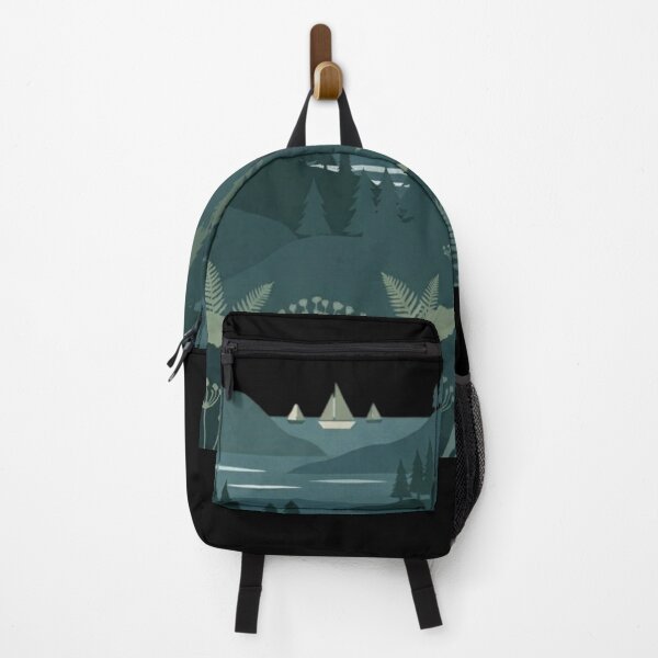 Item preview, Minimalist Evergreen Bay Seascape designed and sold by Artful Expression .