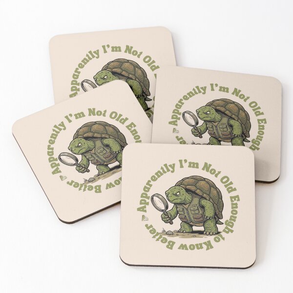 Item preview, Grumpy Tortoise Archaeology Design - Apparently I'm Not Old Enough to Know Better - Funny Field Work Design  designed and sold by ottrain.