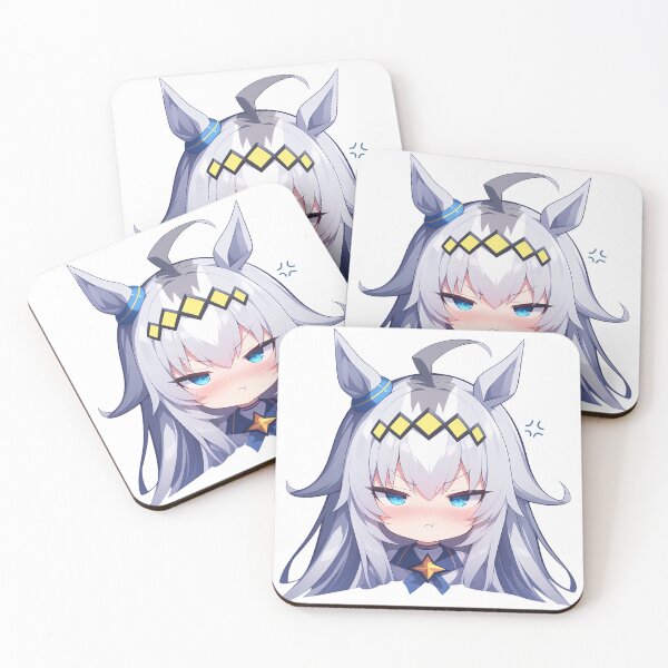Item preview, Oguri Cap Uma Musume Pretty Derby Chibi Angry Blue Eyes designed and sold by 108Recordings.