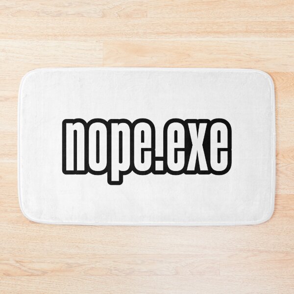 Item preview, Nope.exe, outline designed and sold by Memes N Lore .