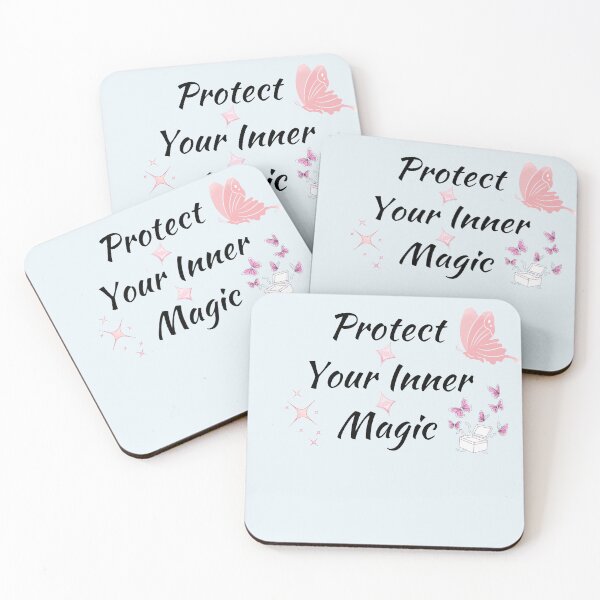 Item preview, Protect Your Inner Magic Pink Butterfly Spiritual Aesthetic Sticker designed and sold by Akira Design Store.