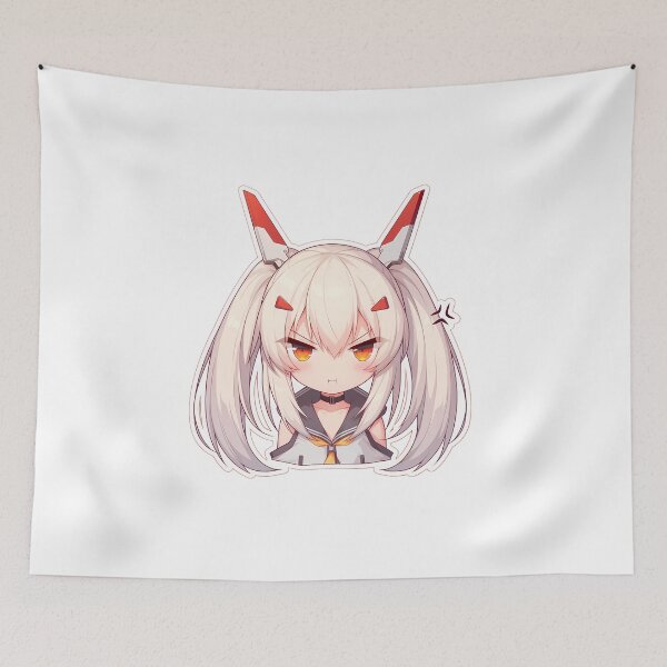 Item preview, Ayanami Azur Lane Chibi Angry Kawaii Waifu Pout designed and sold by 108Recordings.
