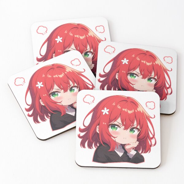 Item preview, Chise Hatori The Ancient Magus Bride Chibi Angry Pout Green Eyes designed and sold by 108Recordings.