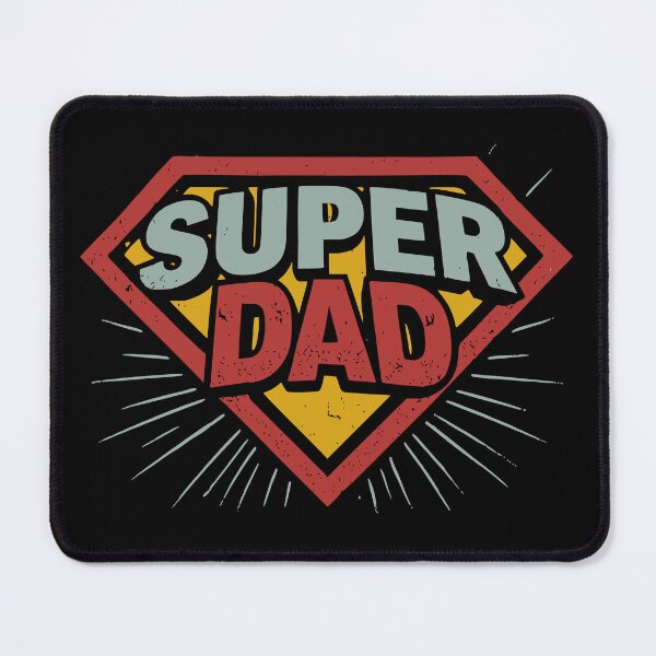 Item preview, Vintage Super Dad Hero Crest Father's Day designed and sold by Imaginationbeyond.
