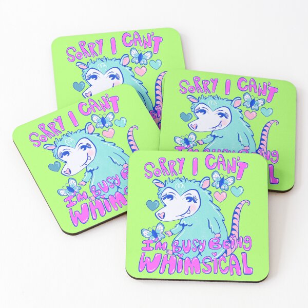 Item preview, sorry i cant im busy being whimsical possum  designed and sold by crestfallenmermaid.