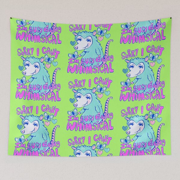 Item preview, sorry i cant im busy being whimsical possum  designed and sold by crestfallenmermaid.