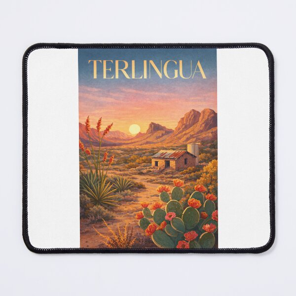 Item preview, Terlingua Big Bend Region Texas Desert Sunset designed and sold by Places On Earth.