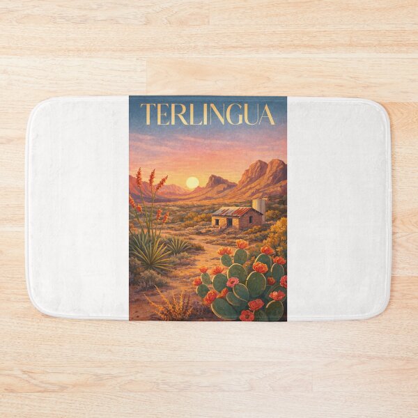 Item preview, Terlingua Big Bend Region Texas Desert Sunset designed and sold by Places On Earth.