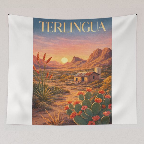 Item preview, Terlingua Big Bend Region Texas Desert Sunset designed and sold by Places On Earth.