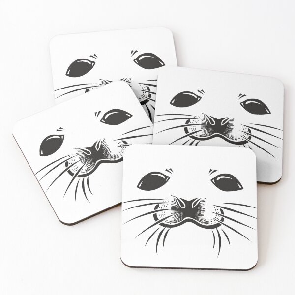 Item preview, harp seal face designed and sold by petselkie.