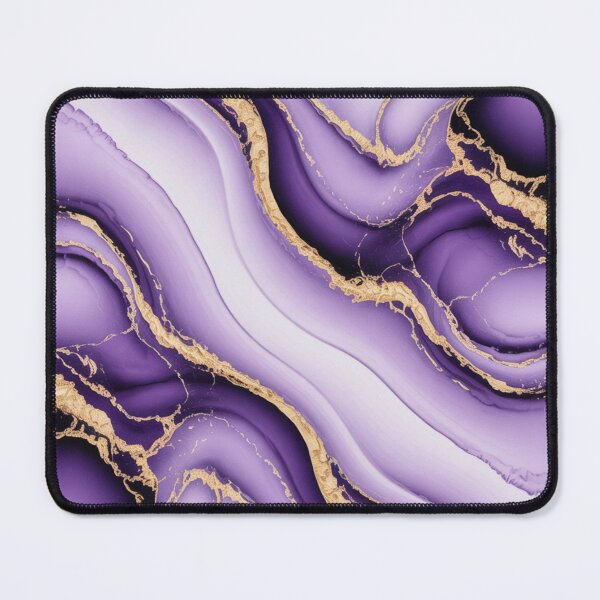 Item preview, Purple Marble Gold Vein Abstract | Luxury Lavender Agate Texture designed and sold by MysticPurpleHue.