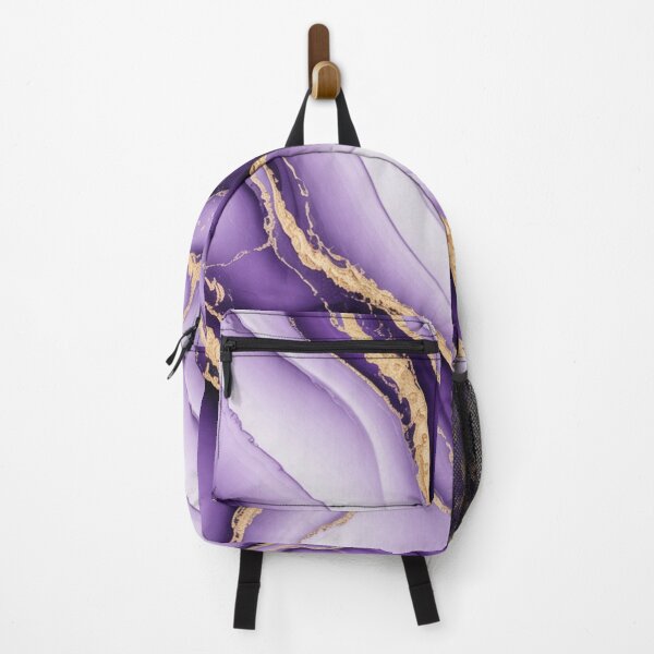 Item preview, Purple Marble Gold Vein Abstract | Luxury Lavender Agate Texture designed and sold by MysticPurpleHue.