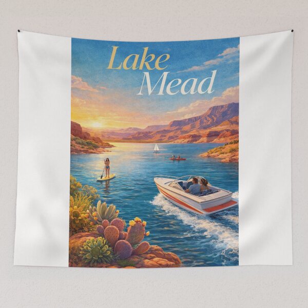 Item preview, Lake Mead Nevada Arizona Colorado River Recreation Area Scenic View designed and sold by Places On Earth.