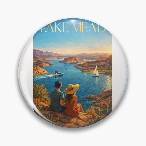 Item preview, Lake Mead Hoover Dam Arizona Nevada Panoramic Colorado River Basin designed and sold by Places On Earth.