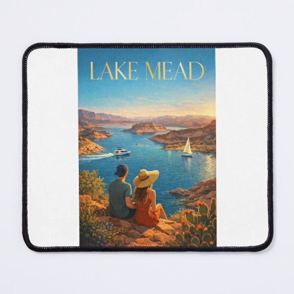 Item preview, Lake Mead Hoover Dam Arizona Nevada Panoramic Colorado River Basin designed and sold by Places On Earth.