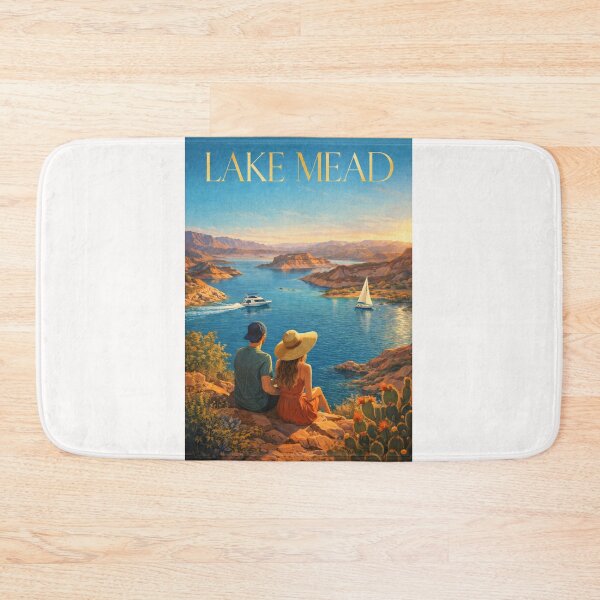 Item preview, Lake Mead Hoover Dam Arizona Nevada Panoramic Colorado River Basin designed and sold by Places On Earth.