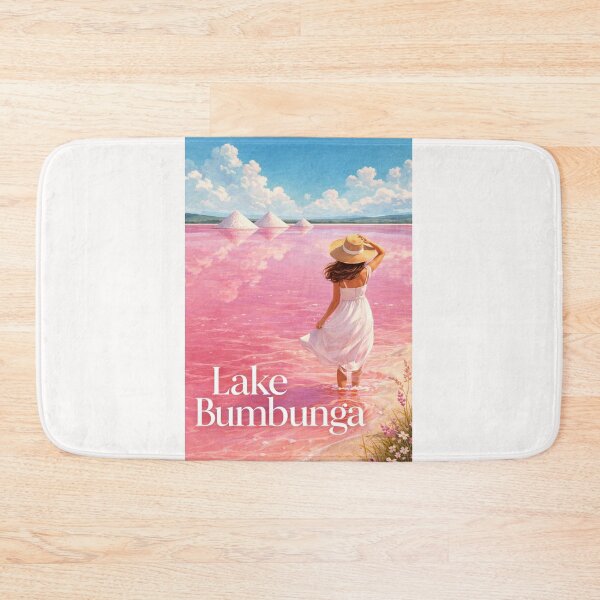 Item preview, Lake Bumbunga South Australia Pink Lake Lochiel Yorke Peninsula designed and sold by Places On Earth.